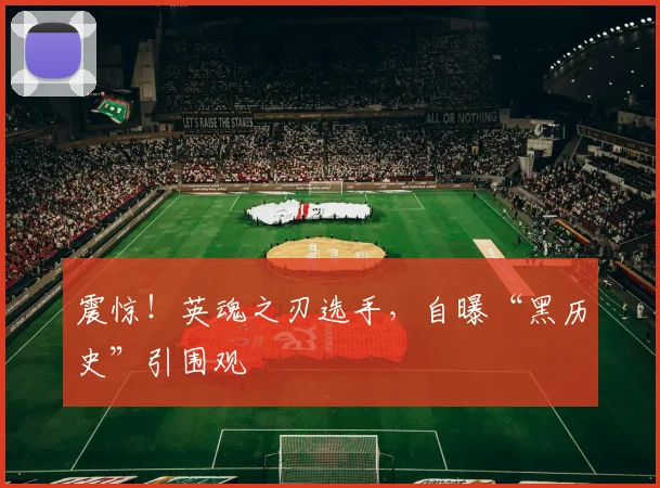 震惊！英魂之刃选手，自曝“黑历史”引围观